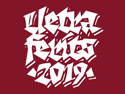 Lletraferits 2019 blackletter gothic handlettering ipadpro lettering lletraferits logo logotype procreate procreateapp rudolf koch tshirt