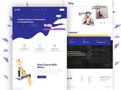 Fitness V01 brand branding design illustration illustrator minimal ui ux vector web website