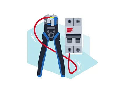 Electric icon electric engineer icon illustraion