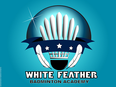White Feather design photoshop