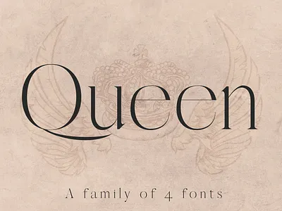 QUEEN: A Modern Serif Font easy to use elegant font font awesome font design font family fonts graphic design modern typeface typeface design typeface designer typefaces