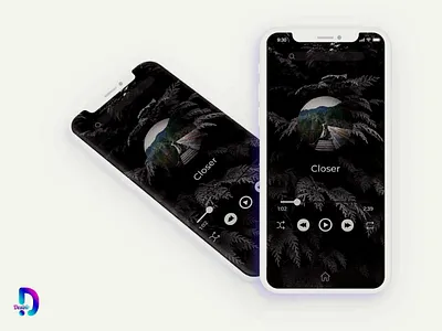 Musical app - UI designs advertising musical app ui designs uiux designs ux design