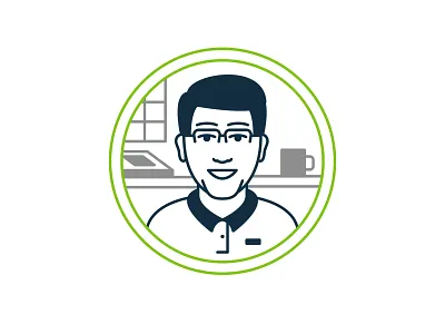 Leadership Icon agriculture computer desk icon icon design icon set iconography illustration leadership man manager mug phone