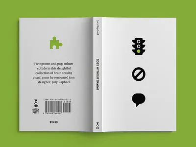 Goes Without Saying book cover icon paperback symbol symbolicons