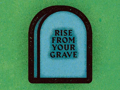 Rise From Your Grave.⁣⁣⁣ adobe alexei conceptual design digital distress editorial experiment graphic illustration illustrator logo personal progress retro texture vector vella visual work