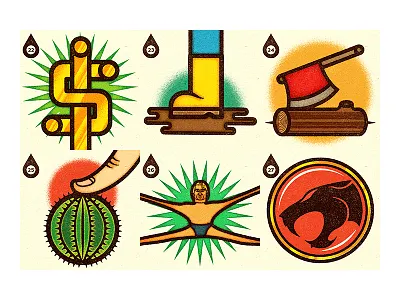 Inktober 22-27 adobe advertising alexei client conceptual design digital distress editorial experiment graphic illustration illustrator personal retro texture vector vella visual work