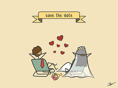 Wedding doodle bride cute doodle doodle art doodles groom wedding wedding card