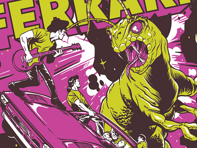 Atari Ferrari atari centipede ferrari guitar space