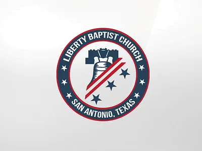 Liberty Baptist Church Branding Package branding design illustration logo