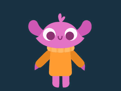 Piper 2d animation character gif loop riccabucks rig