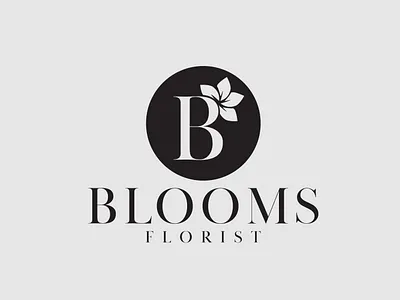 Blooms Florist — Logo Design branding logo logodesign logodesigner