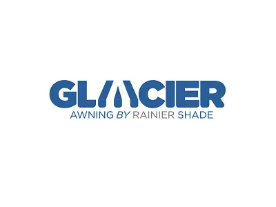 Glacier art director orange county awning graphic designer jamie stark logo orange county graphic designer typography