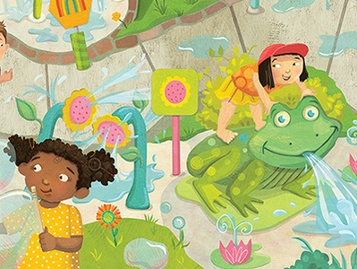 Highlights - Summer Workbook hidden objects poster childhood childrens book illustration childrens books childrens illustration childrensillustration educational publishing kidlitart kids books puzzle summer whimsical