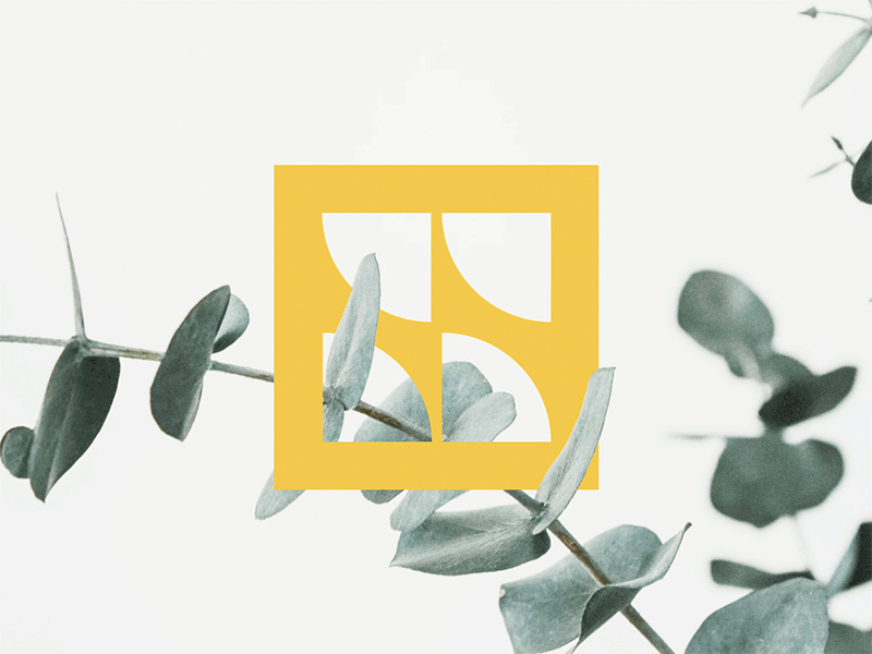 Sadie Bowen Brand Exploration 1 brand identity branding design bright eucalyptus light light colors s logo simple logo simple logo design simplistic yellow