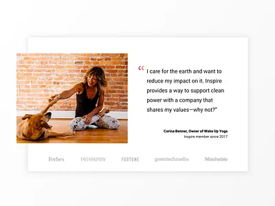 Member Quote design marketing media quote testimonial typography