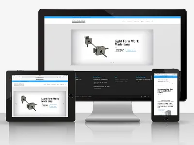 Hog Head Rod Clamp - Construction Product - Website construction photography product page website