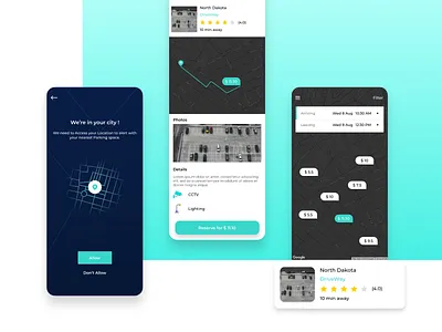 ParkYourCar android calligraphy car concept gradient ios iphone iphonex location map navigation parking parking app taxi ui uidesign ux