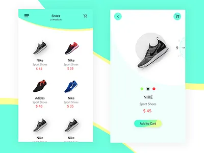 Shopping App app design app ui app ui design application ui design ecommerce ecommerce app flat design landing page landing page design minimalist shopping app ui ui design ui ux ux