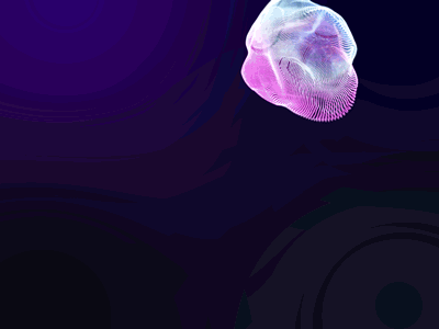 Particle Exploration animation dark particles