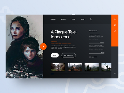 Game Reseller Concept app beautiful concept design game gaming ui uidesign uiux ux web webdesign website