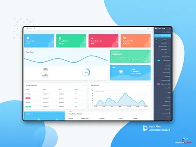 Rtl Dash Able Dashboards admin dashboard admin template admin templates admin theme angular bootstrap 4 bootstrap admin branding design rtl