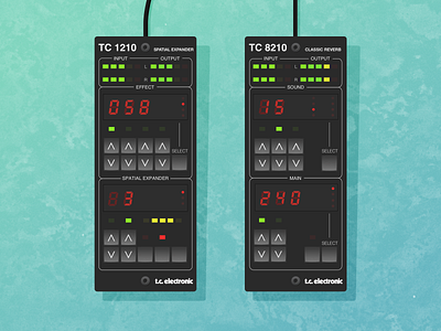 TC 1210 & 8210 audio controller daw expander hardware plugin reverb