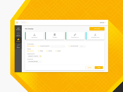 Notifications campaignmanager dashboard dashboard design dashboard ui ui user interface design userinterface