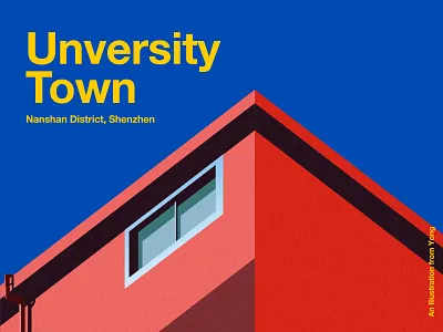 Red Wall architecture branding color design graphic graphic design graphic art illistration illustration red shenzhen