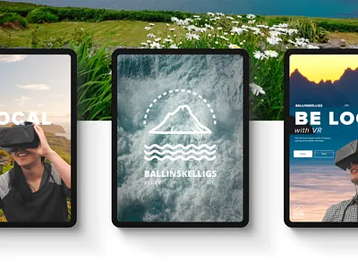 Ballinskelligs Shane Moran Designs advertising branding branding design logo logo design logodesign vr