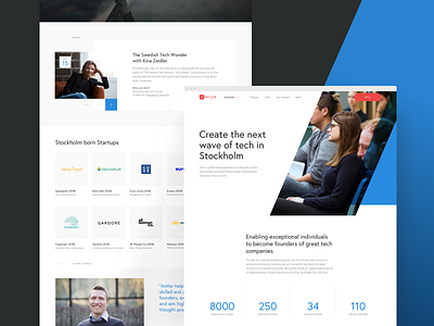Antler website angle blue design editorial grid layout identity ui ux web web design website