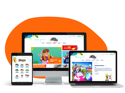 Plopsa theme park / website design development drupal front end responsive sketch ui ux ux ui web website