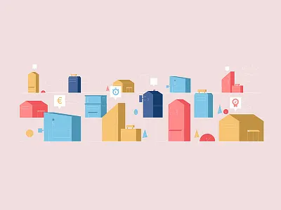 City buildings city cityscape design illustration illustrator landscape