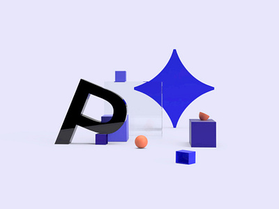 p. 3d adobe dimension composition illustration