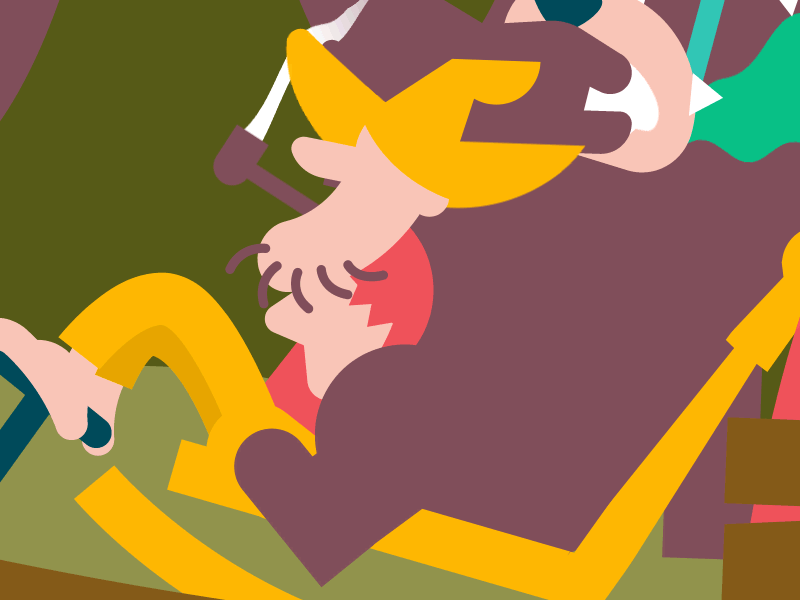 Wacky Races 08 - The Arkansas Chuggabug 2d after effects animation 2d arkansas bear blubbler bear cartoon hanna barbera luke pipe rocking chair wacky races woods