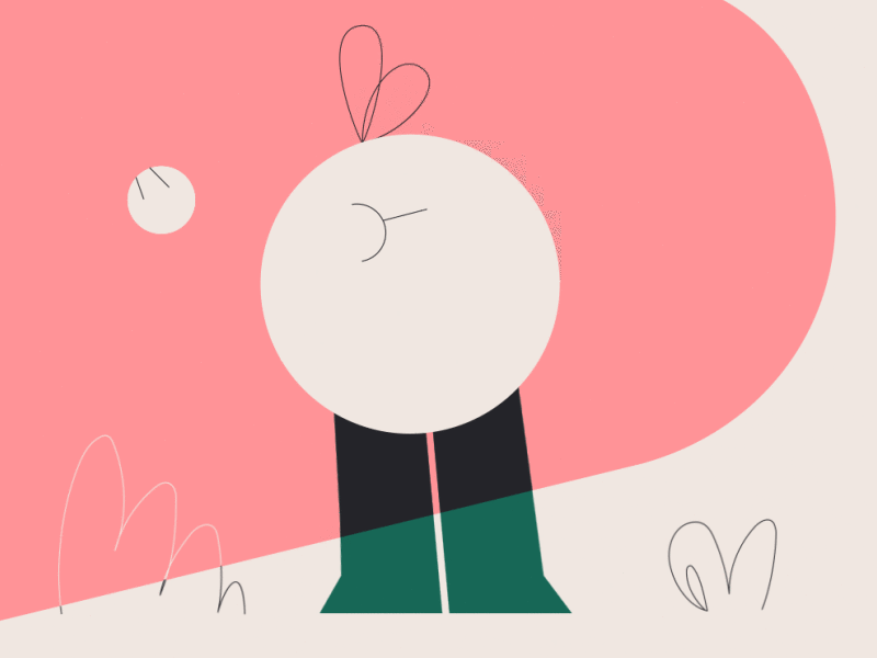 Chew animation ball character chewing chewing gum dancer design eating gif illustration loop motiongraphic