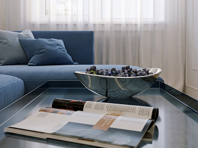 Interior of one-room apartment 3d 3ds max 3dsmax cgart cgi corona render corona renderer interior interior design interiors