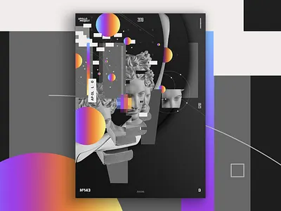 Up-Gradient #9 Poster #143 apollo challenge colorful conception creation creativity design challenge design experiment geometry gradient graphic design graphic designer inspiration photoshop poster poster art poster design process speed art
