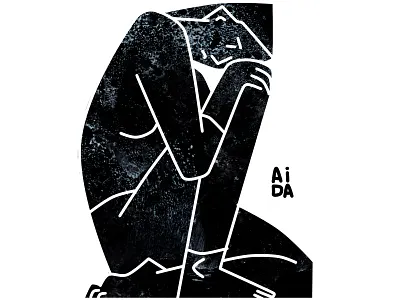 linocut art artwork branding character design design illustration linocut sketch