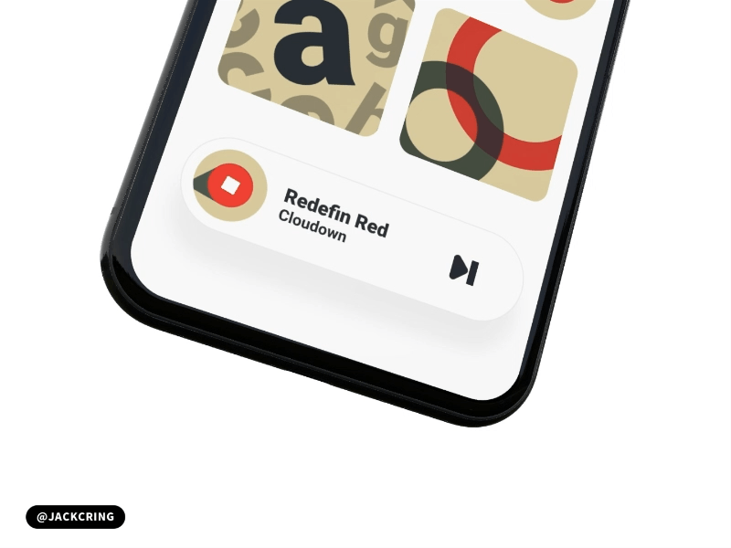 Music App UI Motion experience green illustration motion motion design music old red ui uiux