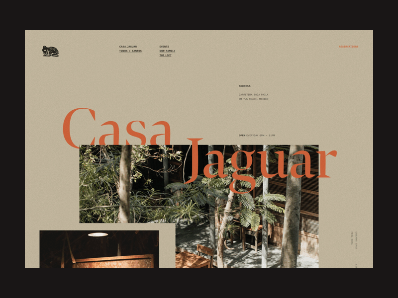 Design Direction Practice art direction drink food mexico restaurant style guide typogaphy ui web design