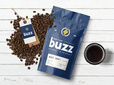 Buzz Coffee coffee mockup