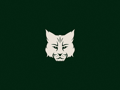 Monty Says "Meow" animal animal logo bobcat branding cat design icon illustration logo mark simple vector
