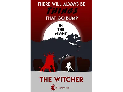Minimal Witcher Poster design geralt illustration minimal poster witcher