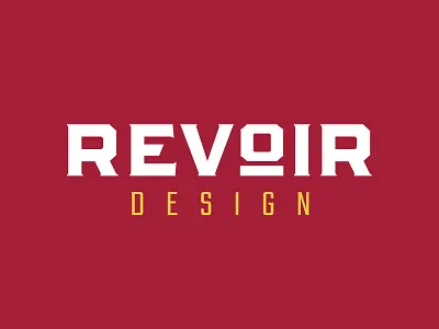 Revoir Design Logo branding clean design freelance graphic design identity logo logo design logotype modern portfolio typography vector wordmark