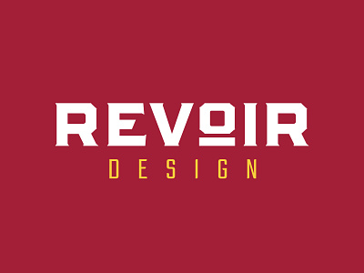 Revoir Design Logo branding clean design freelance graphic design identity logo logo design logotype modern portfolio typography vector wordmark