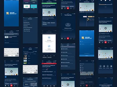 Video Creation App Design Project clean dark app dark ui design interface ios ios app minimal simple ui user interface ux video video app
