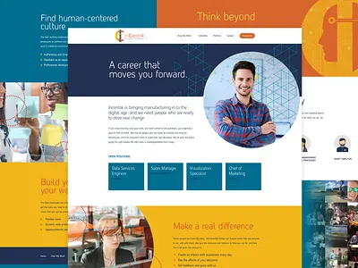 Incentrik Careers ui website website design