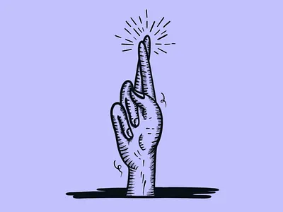 Lucky Hand Artwork colours design drawing graphic design illustration inspiration procreate sketch vector