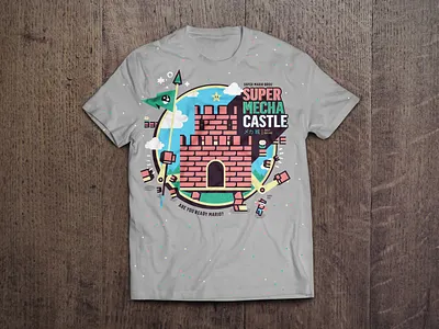 Super Mecha Castle Mario Bros' Shirt