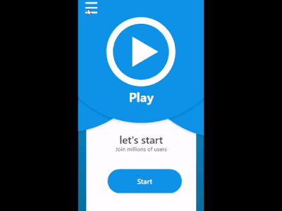 Menu design illustration ui ux ui